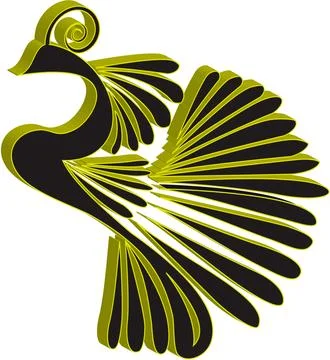 Artistic bird Stock Photos