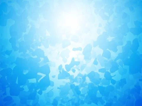 Artistic blue background forming by abstract shapes Stock Illustration
