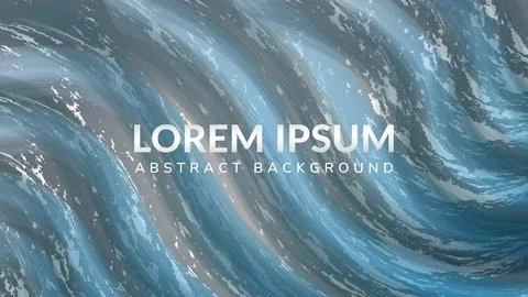 Artistic Blue Flow Design 스톡 일러스트