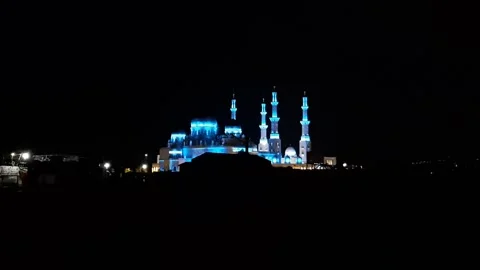 Artistic Blue Lights Video stock 239342159