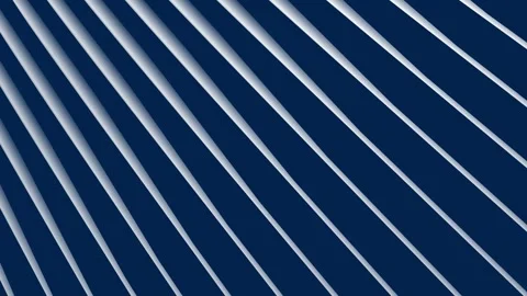 Artistic blue white lines pattern loop motion wallpaper background Stock Footage 345681715