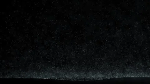 Artistic blurred dots flying up on black backgrounds Stock Footage 337190337