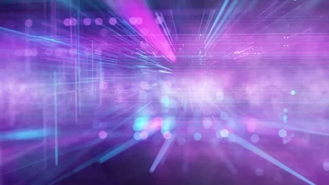 Artistic blurred technology network lines dots motion background Stock Footage 229849668