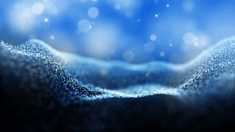 Artistic blurry dot layers motion background 動画素材 123968576