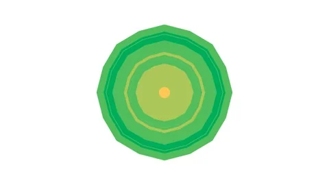 Artistic bright decorative seamless loop circles motion graphic, copy space Stock Footage 119246966