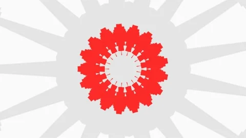 Artistic bright decorative seamless loop circles motion graphic Stock Footage 119246999