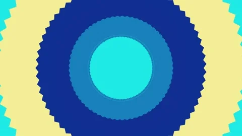 Artistic bright decorative seamless loop circles motion graphic Stock Footage 119247132