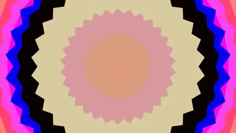 Artistic bright decorative seamless loop circles motion graphic Stock Footage 119247170