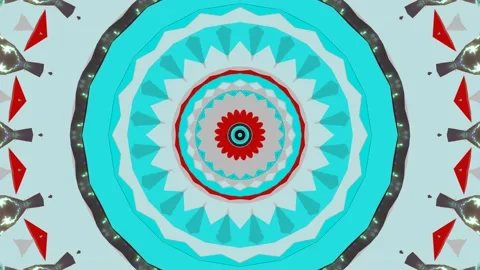 Artistic bright decorative seamless loop circles motion graphic 動画素材 119247701