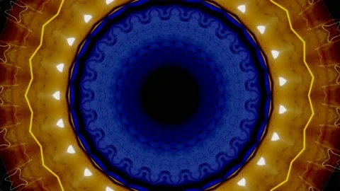 Artistic bright decorative seamless loop circles motion graphic Stock Footage 119248857