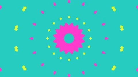 Artistic bright decorative seamless loop circles motion graphic Stockbeeldmateriaal 119248968