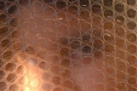 Artistic Close-up of Bubble Wrap Texture 스톡 사진