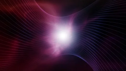 Artistic colored lines loop motion graphic background Stock Footage 337239726