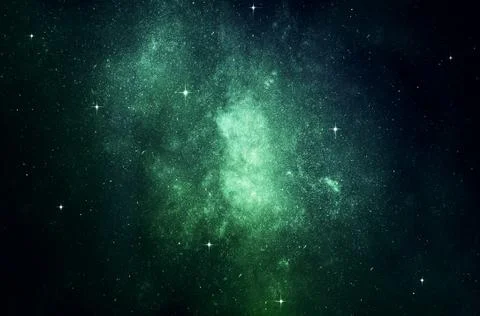 Artistic Colorful Smooth Beautiful Galaxy Background Stock Illustration