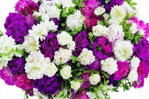 Artistic colourful flowers Stock Illustration