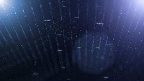 Artistic computer network cyberspace animation Video stock 126063872