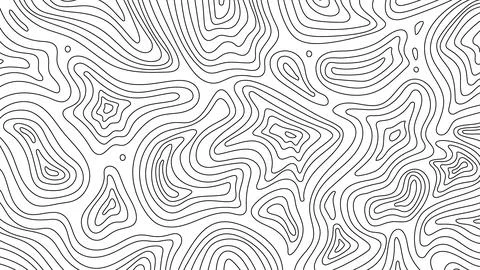 Artistic Contour Mapping Illustration Background Stock Illustration