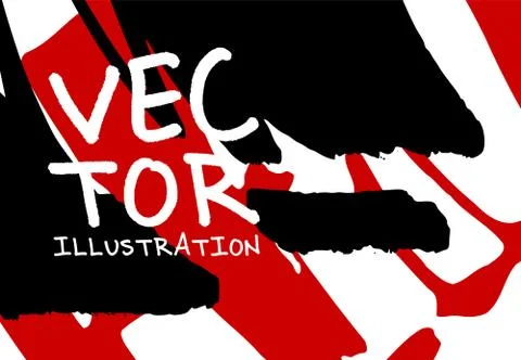 Artistic creative universal cards. Hand Drawn textures. Stock Illustration