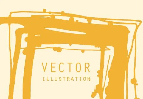 Artistic creative universal cards. Hand Drawn textures. Stock Illustration
