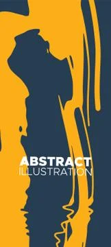 Artistic creative universal cards. Hand Drawn textures. Stock Illustration