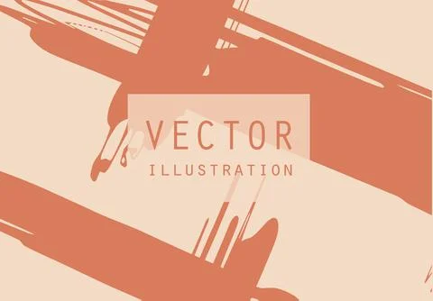 Artistic creative universal cards. Hand Drawn textures. Stock Illustration