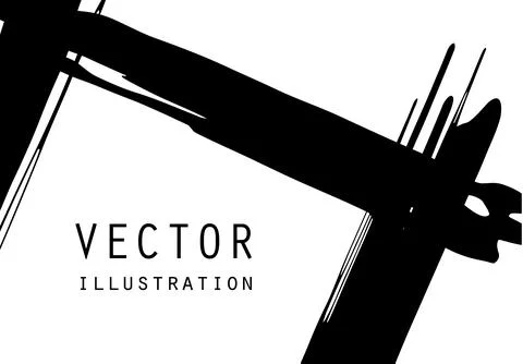 Artistic creative universal cards. Hand Drawn textures. Stock Illustration
