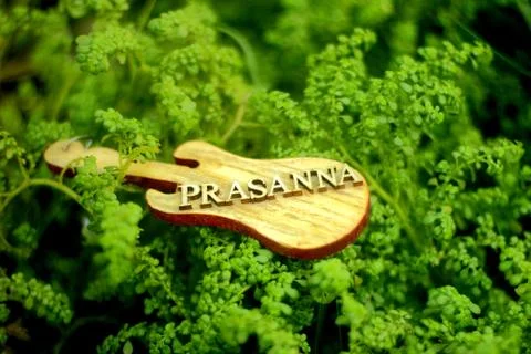 Artistic customised name keychain Stock Photos