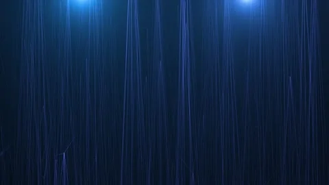 Artistic dark blue gradient stripes glow and move vertically with top lighting Stock Footage 246708001