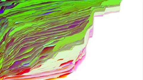 Artistic digital bug screen , loop Stock Footage 119296494