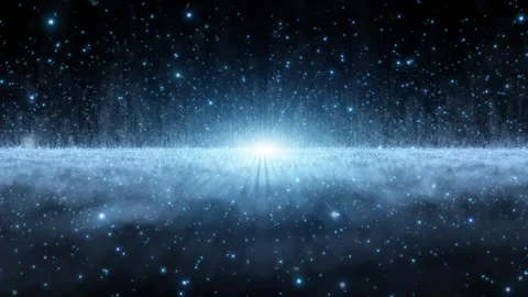 Artistic digital cyberspace technology network loop animation Stock Footage 324608813