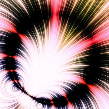 Artistic digital lines drawing. Lines pattern on blank paper. Odd weird texture. Stock Illustration