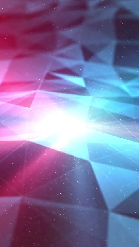 Artistic digital waves with triangle shape texture loop vertical animation Stock Footage 347509487