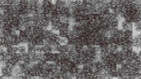 Artistic display of shades and patterns in a contemporary installation at an Stock Footage 300101546