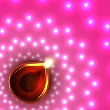Artistic diwali background Stock Illustration