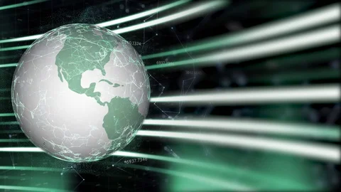 Artistic earth globe on abstract background Vidéo 99924695