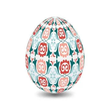 Artistic easter eggs Stock Illustration