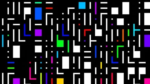 Artistic Expression through Color Harmony and Abstract Design Stock Footage 297824535