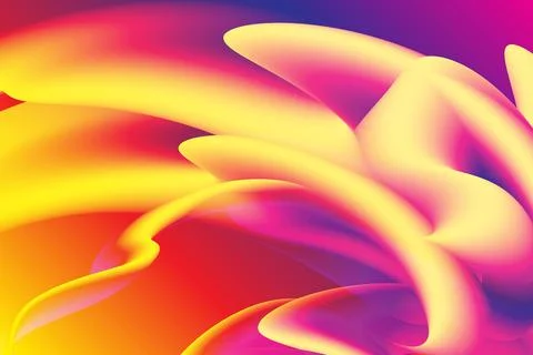 Artistic expression unleashed showcasing a vibrant wavy style with creative Stock Illustration