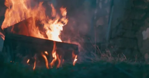 Artistic fire Stock Footage 135833527