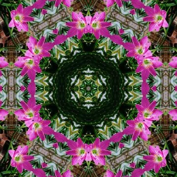 Artistic floral pattern Illustrazione stock