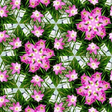 Artistic floral pattern Illustrazione stock