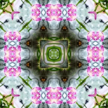 Artistic floral pattern 스톡 일러스트