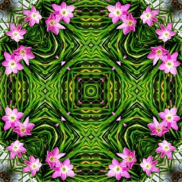 Artistic floral pattern 스톡 일러스트