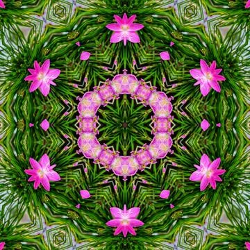 Artistic floral pattern 스톡 일러스트