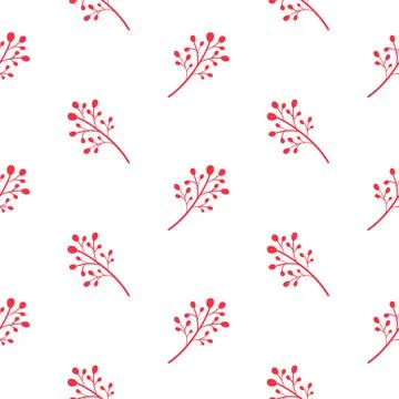 Artistic floral seamless pattern. Vector illustration. Stock Illustration