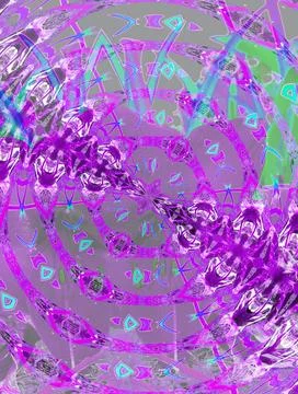 Artistic flower pattern effect Stock Illustration