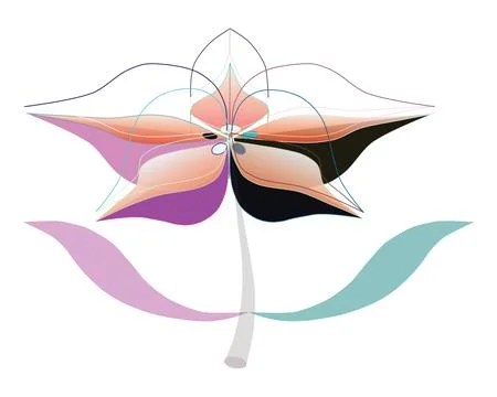 Artistic flower Stock Photos