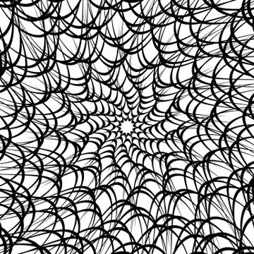 Artistic geometric pattern, texture with random lines. Monochrome abstract ba Stock Illustration