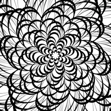 Artistic geometric pattern, texture with random lines. Monochrome abstract ba 스톡 일러스트