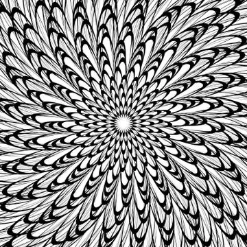 Artistic geometric pattern, texture with random lines. Monochrome abstract ba 스톡 일러스트